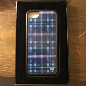 Blue Plaid iPhone 6/7/8 case